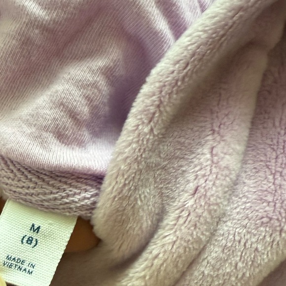 GAP kids|Big girl pastel lavender hoodie sweatshirt in super soft fleece••Size 8 - Picture 7 of 8